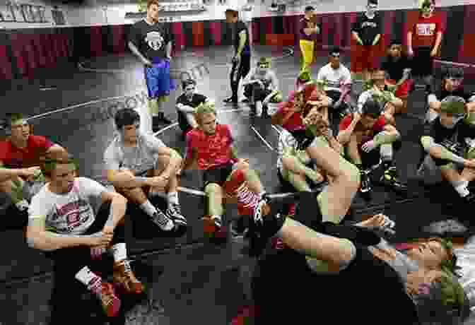 A Group Of Wrestlers Practicing Sparring During A Physical Culture Wrestling Training Session Physical Culture Wrestling