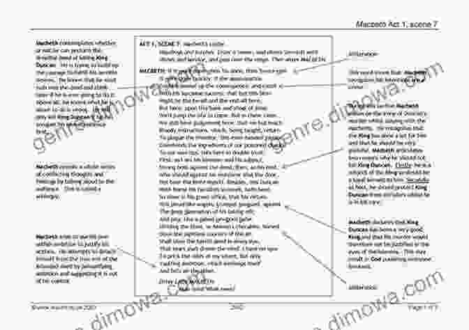 A Scene From The Play, With Annotations Highlighting Character Analysis Henry IV Part 1 (Annotated) Mike Clayton