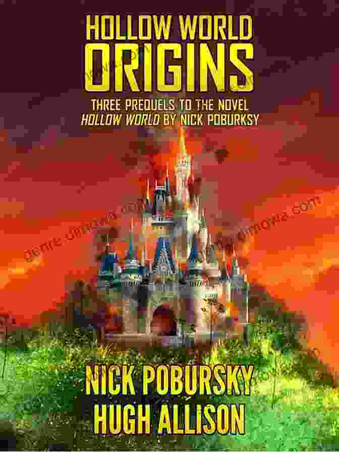 Hollow World Origins Book Cover Featuring A Mesmerizing Depiction Of The Earth's Interior, Revealing Intricate Caverns And Hidden Civilizations. Hollow World: Origins Nick Pobursky