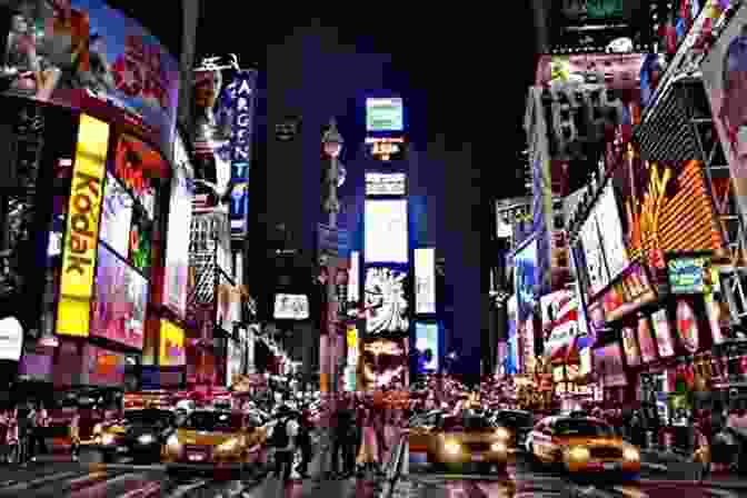 Vibrant And Bustling Broadway Street In New York City, Lined With Towering Buildings And Flashing Lights Enchanted New York: A Journey Along Broadway Through Manhattan S Magical Past