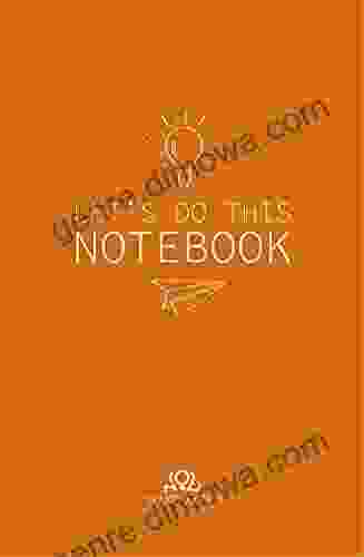 Let Us Do This Something: Colorful Notebooks Lined Paper Kids Sketchbook Orange Color Cover